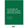 Le principe de nécessité en droit pénal des affaires