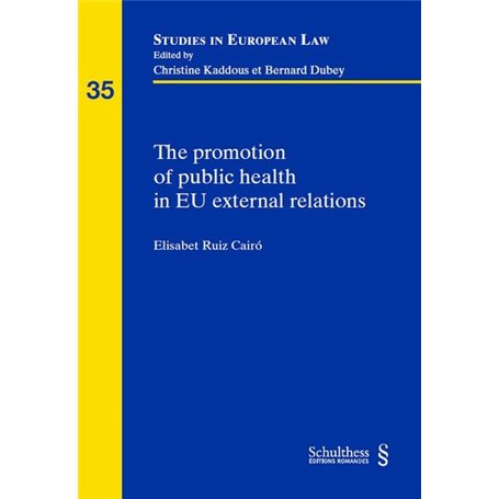 The promotion of public health in EU external relations