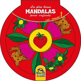Les plus beaux Mandalas pour les enfants - serie n°1 - Volume Rouge_1