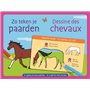 Dessine des chevaux - 12 cartes pochoirs