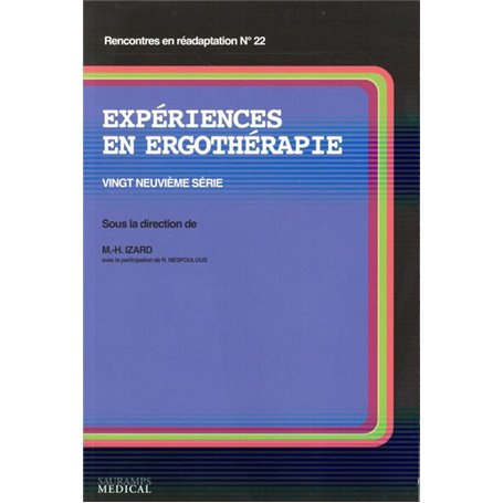 EXPERIENCES EN ERGOTHERAPIE 29E SERIE