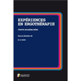 EXPERIENCES EN ERGOTHERAPIE 32° SERIE