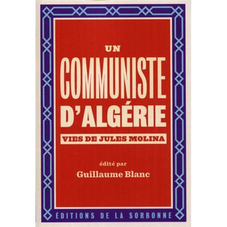 Un communiste d'Algérie.