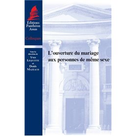 L'OUVERTURE DU MARIAGE AUX PERSONNES DE MÊME SEXE