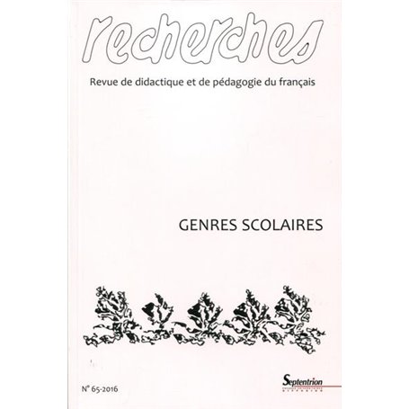 Genres scolaires