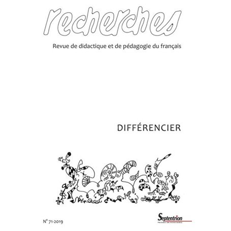 Différencier - Recherches, n° 7, décembre 2019