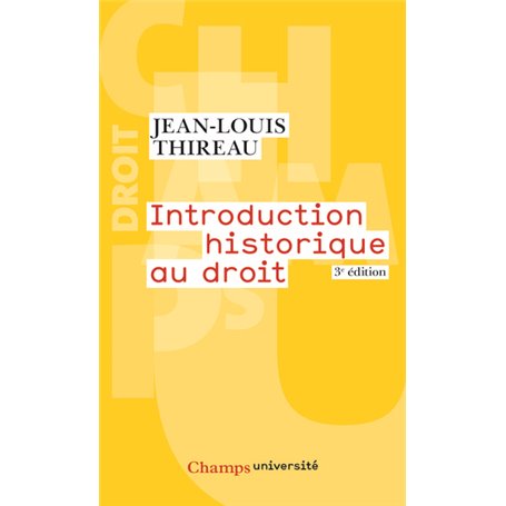 Introduction historique au droit