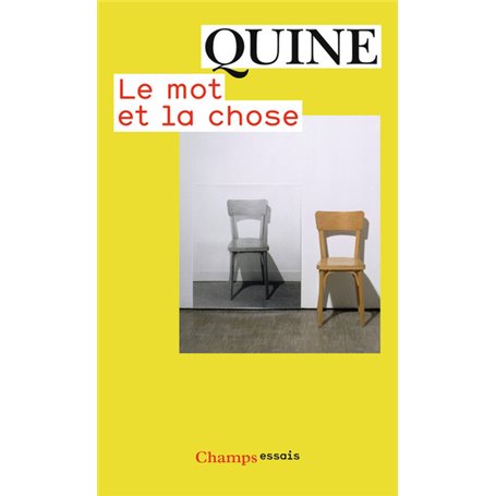 Le mot et la chose