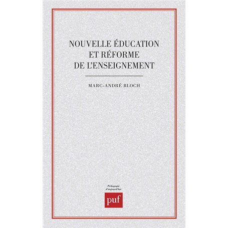 Nouv. éducation réforme enseignement