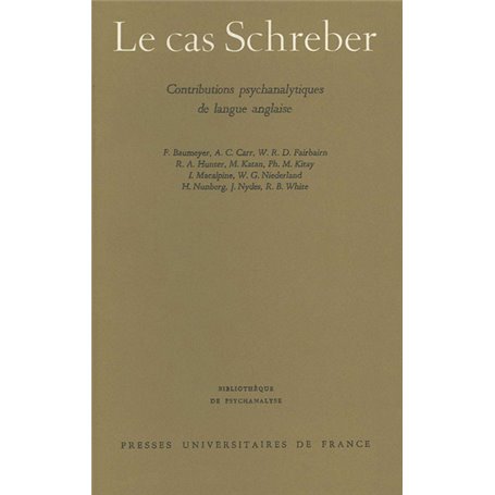 Le cas Schreber