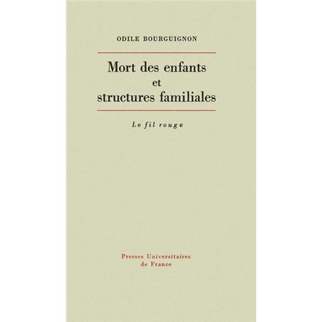 Mort des enfants et structures familiales