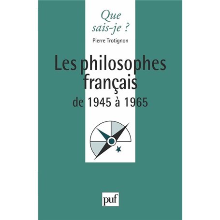 Les philosophes français de 1945 à 1965