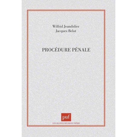 Procédure pénale