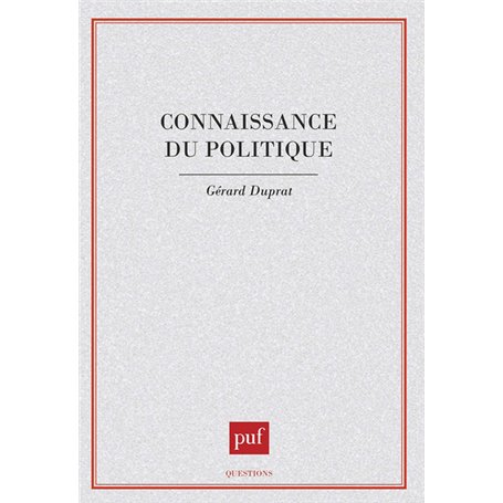 Connaissance du politique