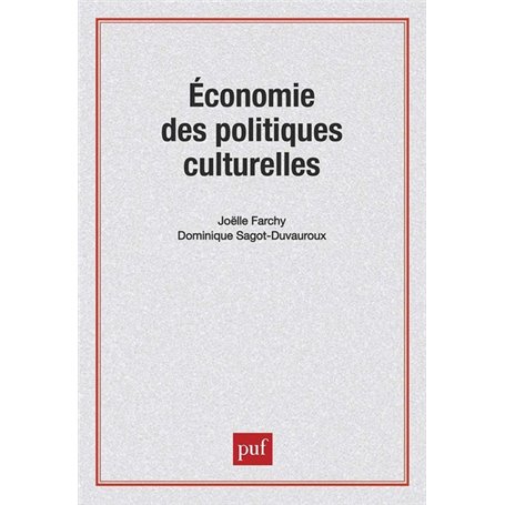 Économie des politiques culturelles