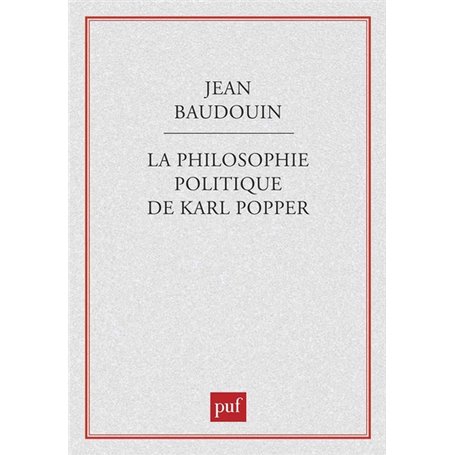 La philosophie politique de Karl Popper