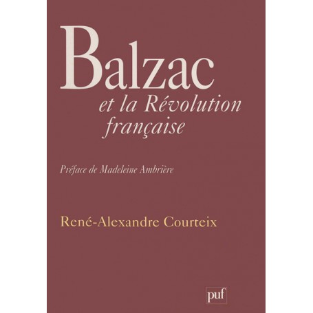 Balzac et la révolution française