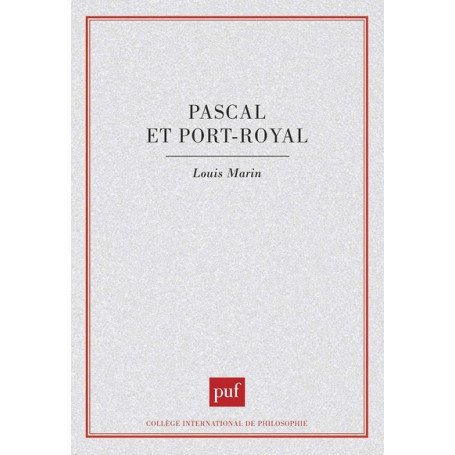 Pascal et Port-Royal