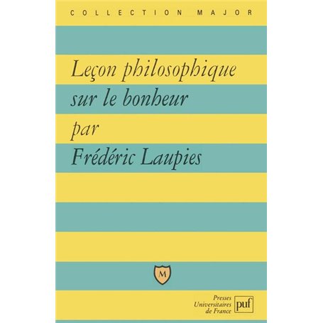 Leçon philosophique sur le bonheur