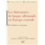 Les littératures de langue allemande en Europe centrale