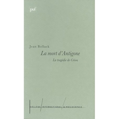 La mort d'Antigone