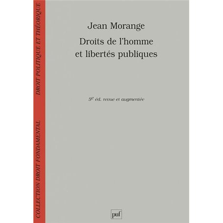 Droits de l'homme et libertés publiques