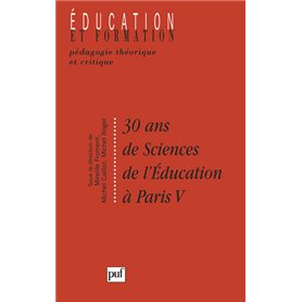 30 ans de sciences de l'éducation à paris V