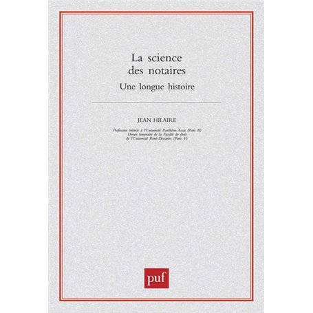 La science des notaires