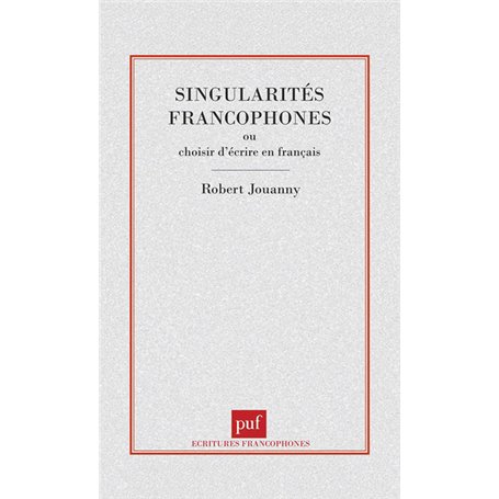 Singularités francophones