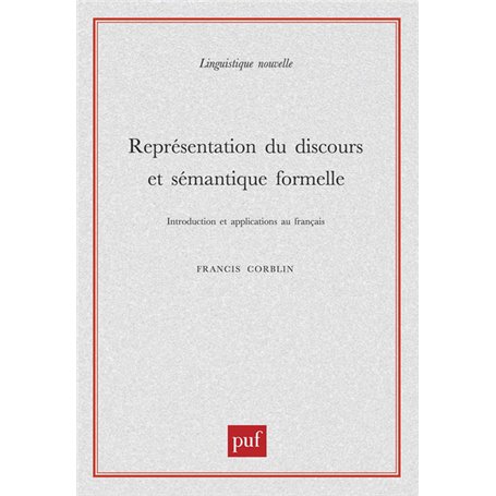 Représentation du discours et sémantique formelle