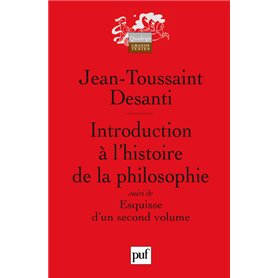 Introduction à l'histoire de la philosophie