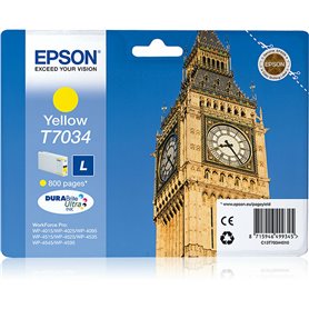 Cartouche d'encre originale Epson C13T70344010 Jaune