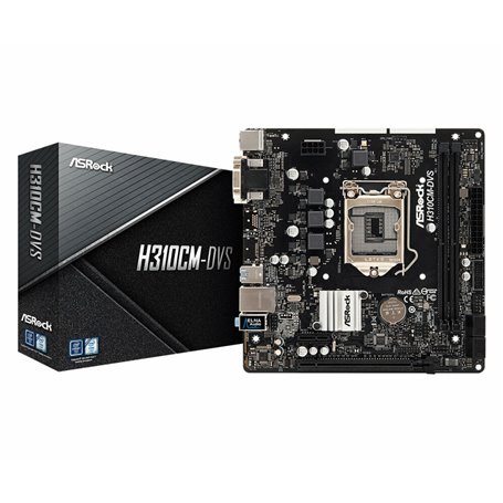 Carte Mère ASRock H310CM-DVS Intel H310 LGA 1151