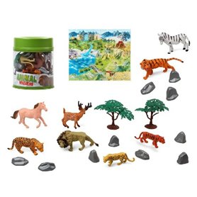 Figurines d'animaux Jungle (22 Pièces) (3 pcs)