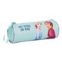 Trousse d'écolier cylindrique Frozen One heart Vert turquoise 20 x 7 x