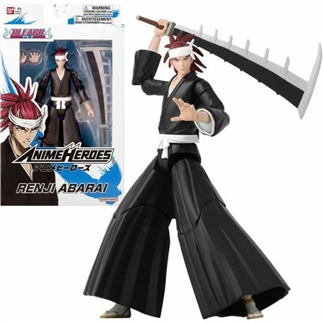 Figurine daction Bandai Anime Heroes - Bleach: Renji Abarai 17 cm