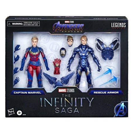 Figurine daction Hasbro Legends Infinity Captain Marvel Casual 1 Pièce