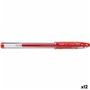 Stylo gel Pilot G-3 Grip Rouge 0,5 mm (12 Unités)