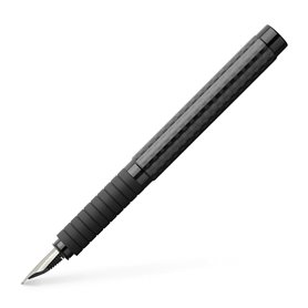 Stylo Calligraphique Faber-Castell Essentio F Carbone Noir