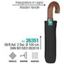 Parapluie pliable Perletti 58/8 Bois Noir Ø 104 cm