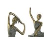 Figurine Décorative Home ESPRIT Gris Doré Danseuse Classique 15 x 10 x