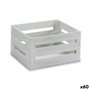 Boîte Décorative Blanc Bois 16 x 8 x 11 cm (60 Unités)