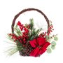 Décorations de Noël Rouge Multicouleur Rotin Plastique Ananas Panier 4