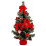 Décorations de Noël Rouge Vert Plastique Tissu Sapin de Noël 60 cm