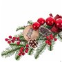 Décorations de Noël Rouge Multicouleur Plastique Ananas 50 cm