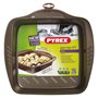 Moule pour four Pyrex Asimetria Carré Noir Métal 24 x 24 cm (6 Unités)