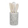 Pot pour ustensiles de cuisine Versa Damasco Céramique 10 x 15 x 10 cm