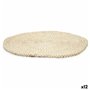 Dessous de plat Naturel alfa 40 x 40 x 2 cm (12 Unités)