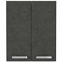 Armoire 60 x 31,6 x 72 cm Gris