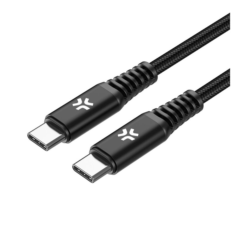 Image secondaire de Câble USB-C Celly USBCUSBC100WBK 2 m Noir